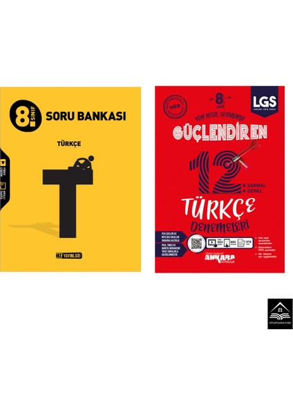 8. Sınıf Hız Yayınları 2022 Baskı Türkçe Soru Bankası + Güçlendiren Türkçe Deneme