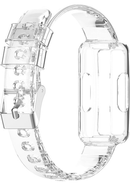 Fitbit Ilham Için Şeffaf Silikon Entegre Saat Kayışı Şeffaf (Yurt Dışından)