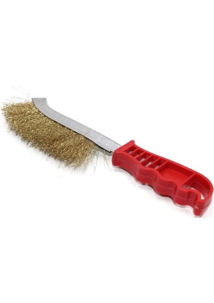 Plastik Saplı Paslanmaz Kaynakçı Tel Fırça - 12 Adet