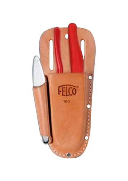 910 Plus Makas Kılıfı Cepli Deri Felco