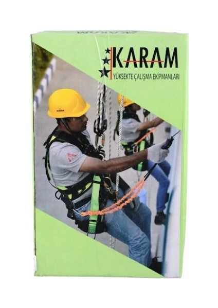 Karam Paraşüt Tipi Bel Destekli Emniyet Kemeri