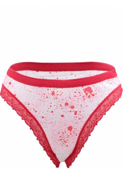 0541 Leona 6'lı Paket Dantelli Desenli Bayan Elastan Bikini Külot modelleri