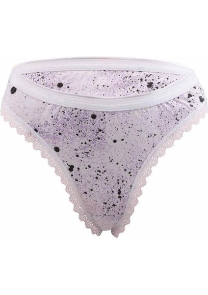 0541 Leona 6'lı Paket Dantelli Desenli Bayan Elastan Bikini Külot indirimleri