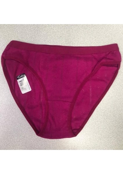 0679 Jakarlı 6'lı Paket Elastan Bayan Bikini Külot