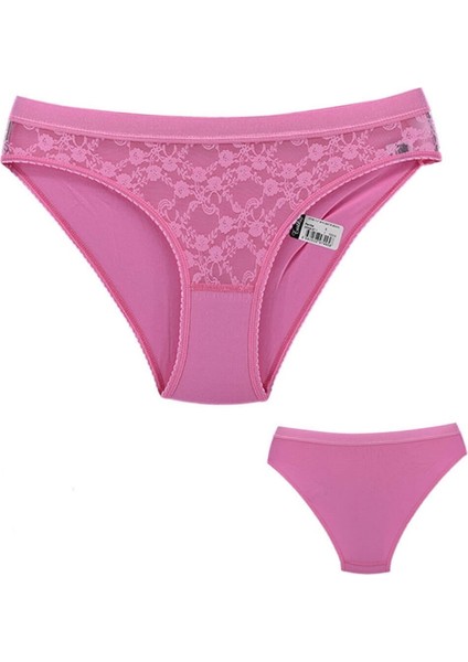 0725 Safir 6'lı Paket Dantelli Elastan Bayan Bikini Külot modelleri
