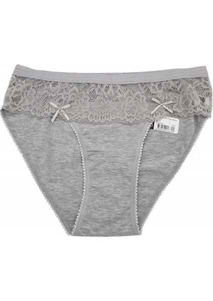 0736 Funda 6'lı Paket Dantelli Elastan Bayan Bikini Külot