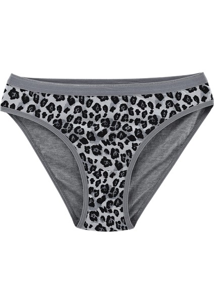 0740 6'lı Paket Leopar Elastan Bayan Bikini Külot fırsatları
