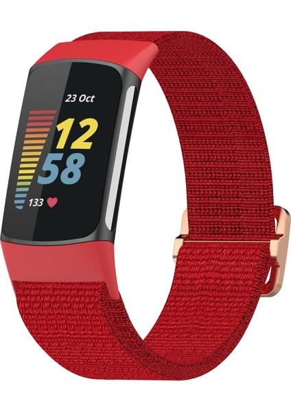 Fitbit Charge 5 Için Naylon Kordonlu Saat Pembe (Yurt Dışından) fırsatları