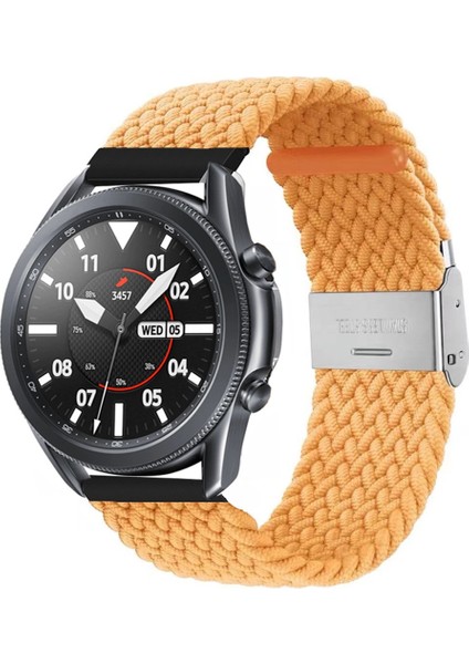 22Mm Evrensel Naylon Kayış Z Siyah Gri (Yurt Dışından)