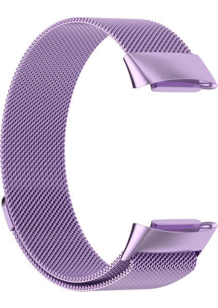 Fitbit Charge 5 Için Milano Manyetik Metal Kayış Gümüş Rengi (Yurt Dışından)