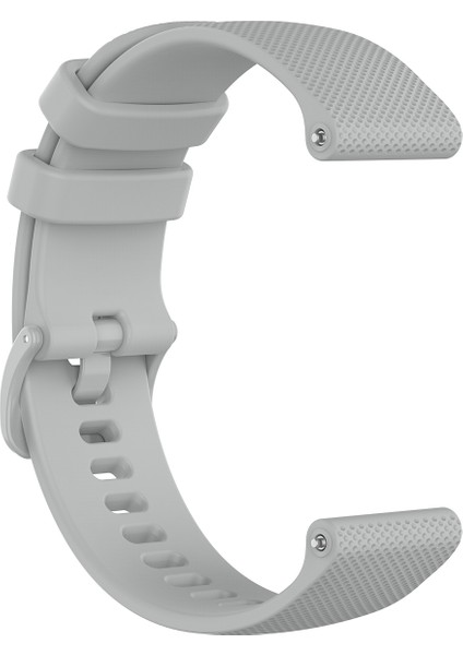 Amazfit Gts 2 Için Damalı Silikon Kayış Gri (Yurt Dışından)