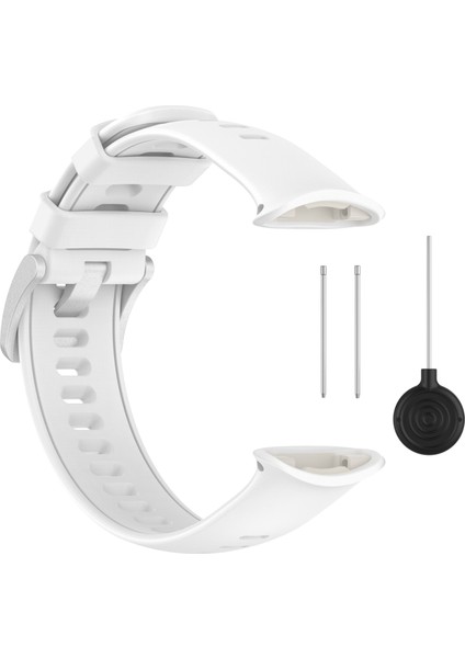 Polar Vantage V2 Için Silikon Düz Renkli Spor Kayış Beyaz (Yurt Dışından)