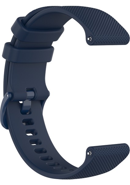 Amazfit Pop Için Damalı Silikon Kayış Siyah (Yurt Dışından)
