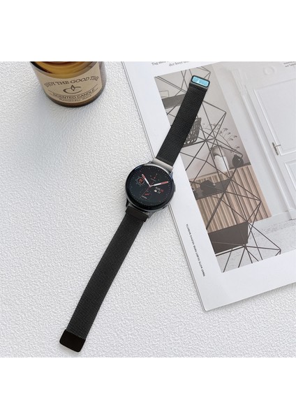 20Mm Milan Çelik Kayış Siyah (Yurt Dışından)