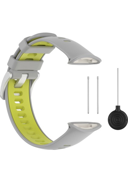 Polar Vantage V2 Için Silika Jel Karışık Renkli Spor Saat Kayışı Pembe + Kırmızı (Yurt Dışından)