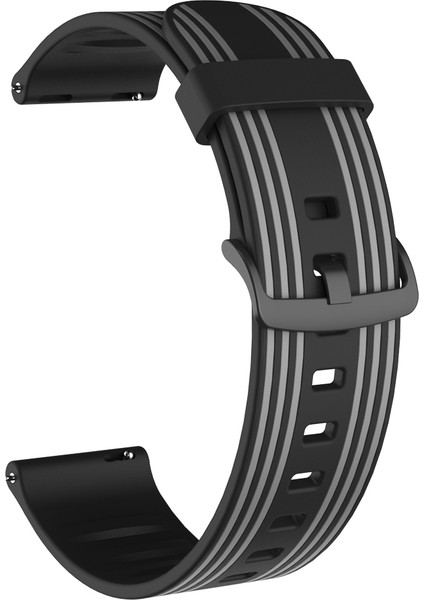 22 Mm Silikon Kordonlu Saat Yeşil Ordu (Yurt Dışından)