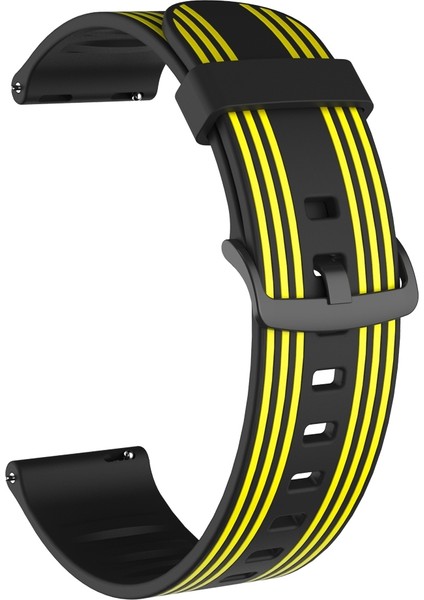 22 Mm Silikon Kordonlu Saat Yeşil Ordu (Yurt Dışından)