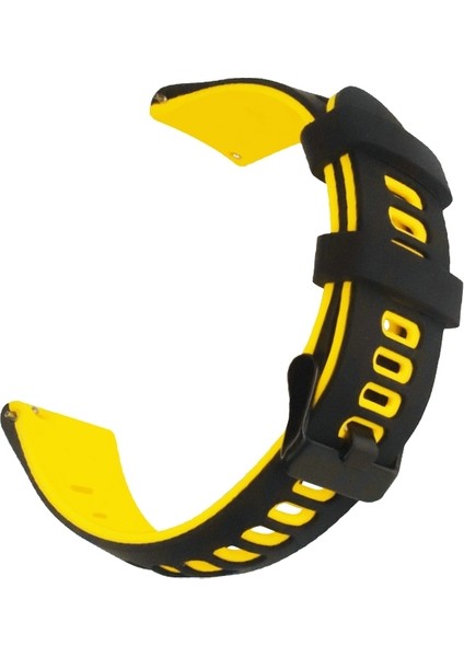 20Mm Çift Renkli Silikon Kayış Nane Yeşili Mavi (Yurt Dışından)