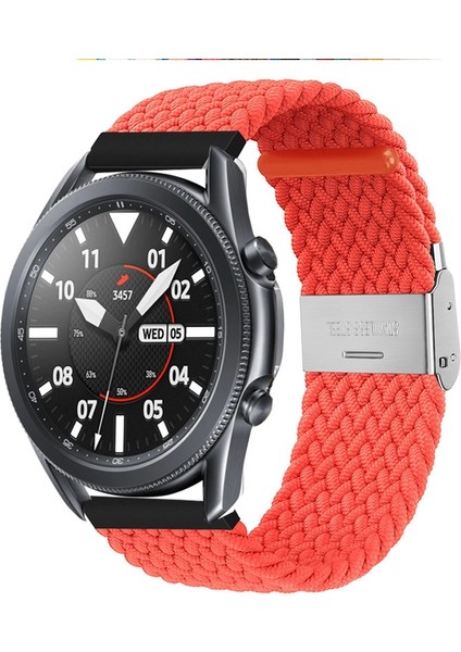 22Mm Evrensel Naylon Kayış Z Siyah Gri (Yurt Dışından)