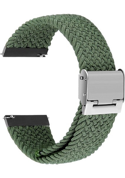 22Mm Evrensel Naylon Kayış Z Siyah Gri (Yurt Dışından)