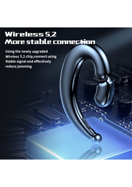 M520 Kulağa Monte Kemik Iletimli Bluetooth Kulaklık Beyaz