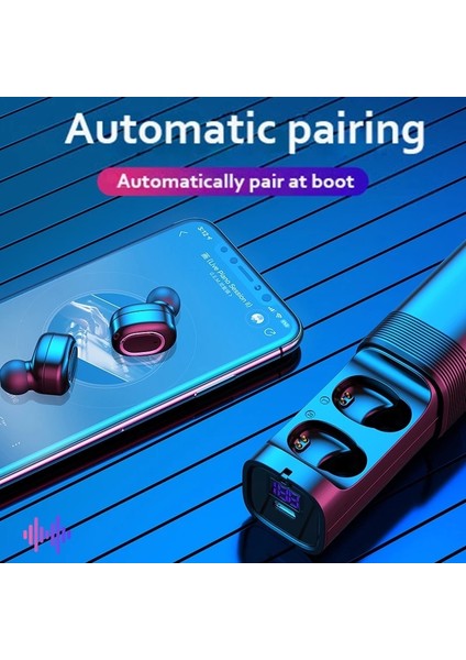 T&g TG909 Tws Mini Çift Kanallı Stereo Bluetooth Kulaklık Siyah