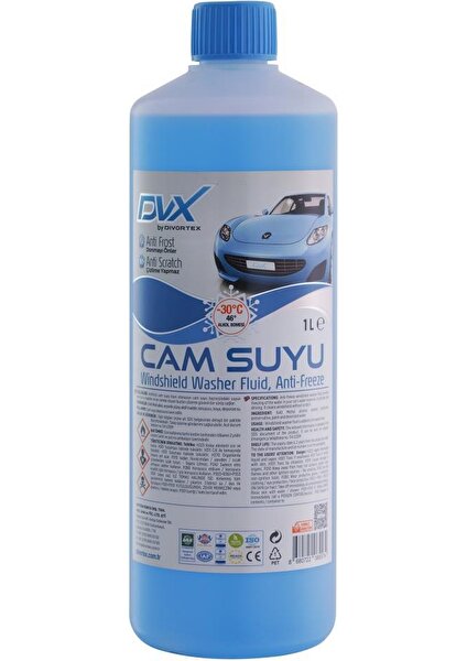 Dvx -30° % 46 Alkol Antifrizli Konsantre Cam Suyu  Pe 1 Lt.