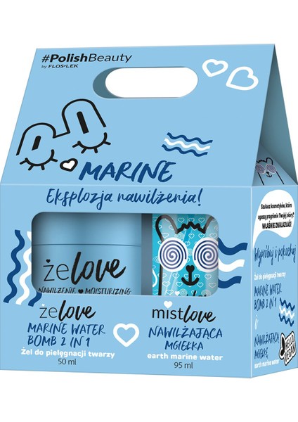 Deniz Suyu Içerikli 2'si 1 Arada Su Bombası Nemlendirici Mist 50 ml + 95 ml