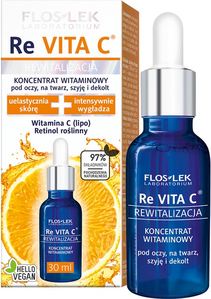 Göz Altını,cildi,boyun ve Boyun Çizgisini Canlandırıcı Vitamin Kosantresi 30 ml