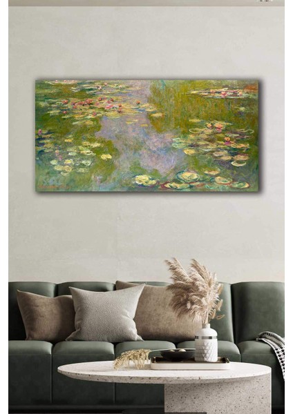 Su Zambakları - Claude Monet Unlu Ressamlar Kanvas Tablo