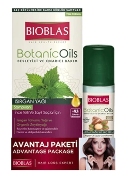 Şampuan Botanic Oils Isırgan Yağı 360 ml