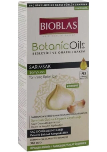 Botanicoils Sarımsak Şampuanı 360 ml