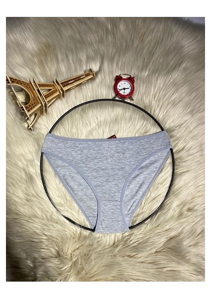 2611 Bayan Pamuk Bikini Gri