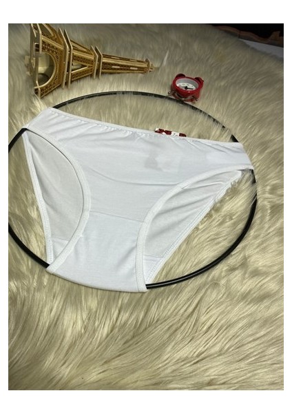 2611 Bayan Pamuk Bikini Beyaz