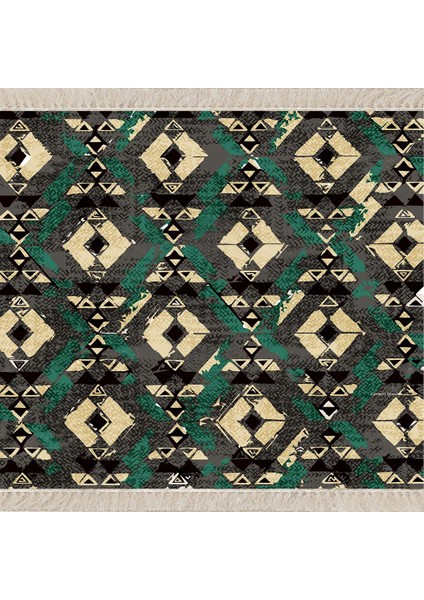 Kilim Desenli Etnik Dijital Baskı Yıkanabilir Kaymaz Taban Eskitme Salon Halı ve Yolluk fiyatları