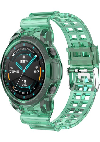 Huawei Saat Gt 2 Silikon Entegre Watchband Yeşil (Yurt Dışından)