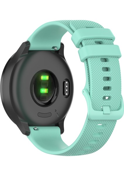 Honor Saat Için 22 mm Damalı Silikon Kayış Saat Gs 3 Turkuaz (Yurt Dışından)