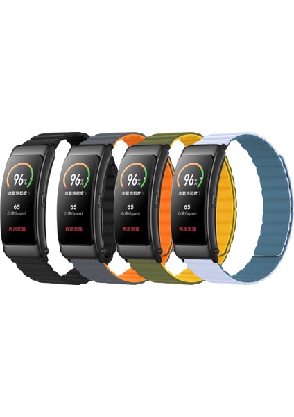 Huawei Band B6 Ordu Yeşil Silikon Manyetik Kordon Band (Yurt Dışından) fiyatları