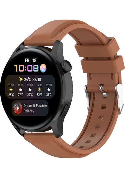 Huawei Saat 3/3 Pro Silikon Watchband Kahverengi (Yurt Dışından)