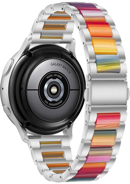 Metal 3 Boncuk - Reçine Kayışı Huawei Saat Gt 3 46 mm / Gt Runner Gümüş Renk (Yurt Dışından) fırsatları