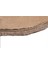 Modern Dekoratif Halı Jel Kaymaz Taban Peluş Bej Saçaklı Oval Halı 3