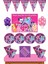 My Little Pony Doğum Günü 8 Kişilik Afişli My Little Pony Parti Malzemeleri Seti Pembe 1