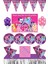 My Little Pony Doğum Günü 16 kişilik 50X70 cm Afişli Pony Parti Malzemeleri Seti Masa Etekli 1