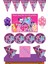 My Little Pony Doğum Günü 24 Kişilik 50X70 cm Afişli Pony Parti Malzemeleri Seti Mor 1