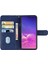 Deri Telefon Kılıfı Samsung Galaxy S10 Lite / A91 (Mavi) (Yurt Dışından) 3