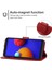 Samsung Galaxy A01 Çekirdek / M01 Çekirdek (Kırmızı) Için Deri Telefon Kılıfı (Yurt Dışından) 3