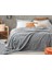 Softy Braid Ombre Super Soft Çift Kişilik Battaniye 200 x 220 cm Gri 1