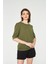 - 3/4 Kol Haki Sweatshirt | 160438-2 1