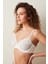 Ekru Curvy Satin Sütyen 3