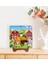 Toys Çocuklar Için 2 Si 1 Arada Eğitici-Öğretici Ahşap 4 Parça Yapboz Puzzle Çerçeve Model 2 1